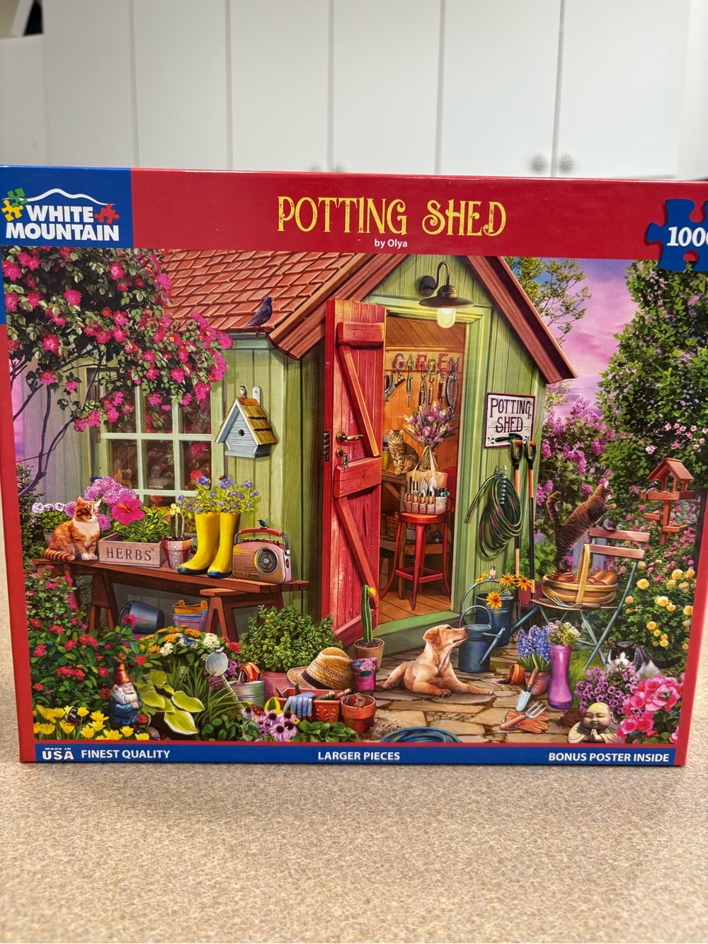 White Mountain Potting Shed Puzzle